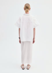 Pencil Skirt in Cotton Jersey -Ivory - CO Collections